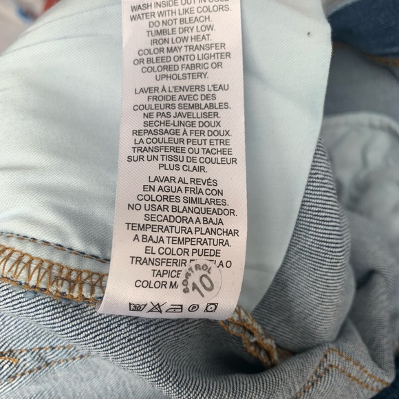 Frame Lê Pixie High Flare Jeans size 28 Medium blue wash - Picture 9 of 10